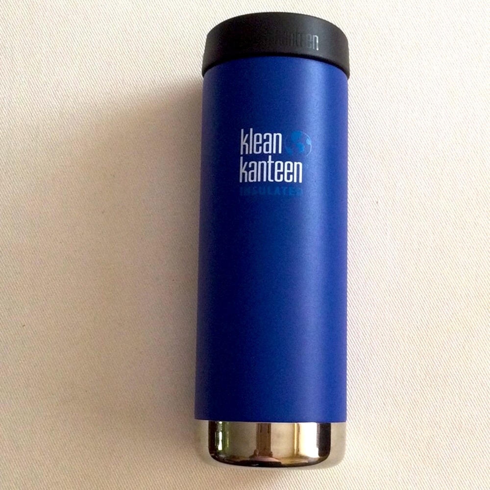 Klean Kanteen Insulated Stainless Steel Blue Travel Tumbler